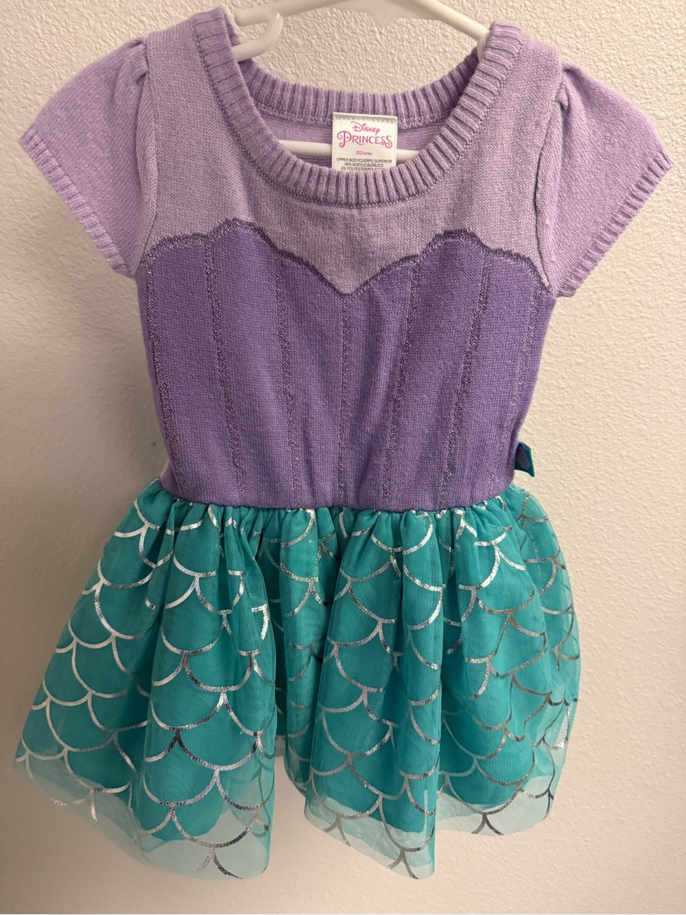 Disney Princess Lavender Knit Sweater dress